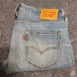 Levi's 501, light wash, men's W34 L32